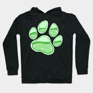 Paw Print - Jelly Green Hoodie